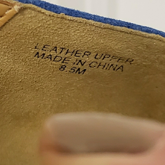 NWOB Talbots Royal Blue Suede Tassel Francesca Loafers Size 8.5 Business Casual - Picture 7 of 16